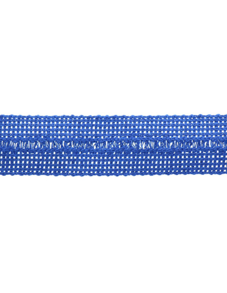 Voorgevouwen acrylvlecht per meter - Koningsblauw