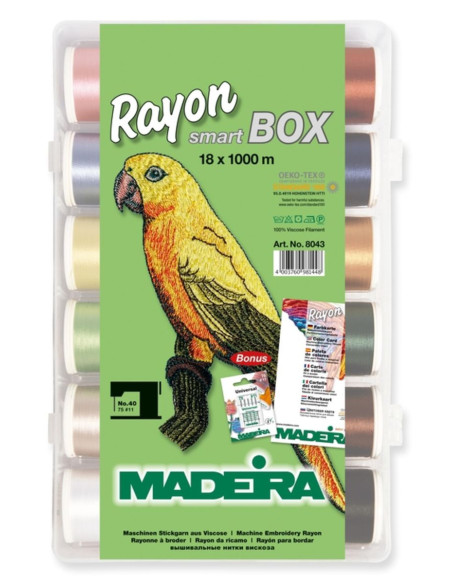 SmartBox Rayon Madeira Borduurgarendraad Koffer