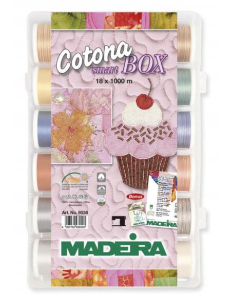 SmartBox Cotona Madeira quiltgarenkoffer