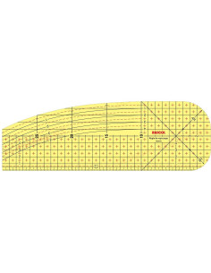 Hete strijkregel voor zomen 30 x 10 cm