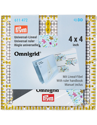 Omnigrid patchwork liniaal 4 x 4 inch