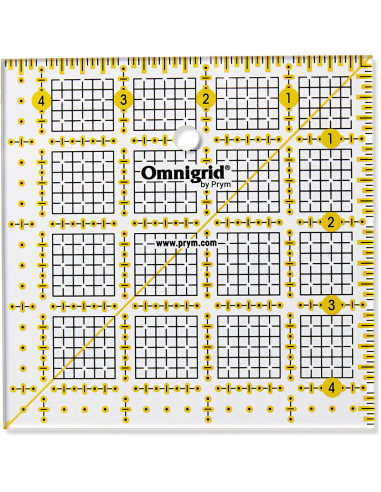 Omnigrid patchwork liniaal 4,5 x 4,5 inch