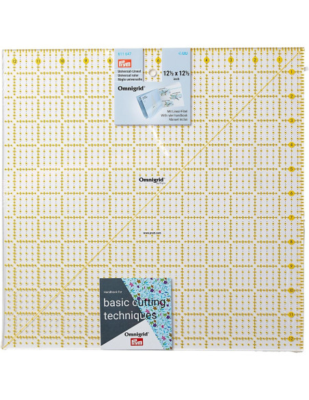 Omnigrid patchwork liniaal 12,5 x 12,5 inch