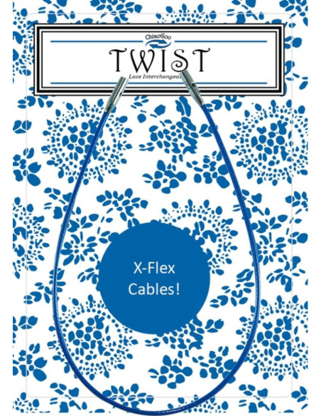 X-Flex Twist-kabel voor verwisselbare naalden ChiaoGoo