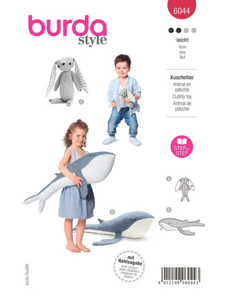 Knuffelpatroon - Burda 6044
