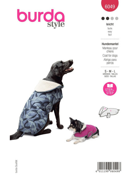 Hondenjas patroon - Burda 6049