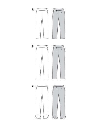 Broekpatroon - Burda 6072