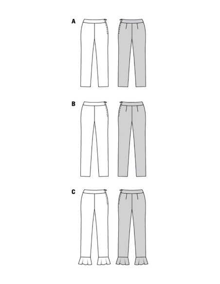Broekpatroon - Burda 6072