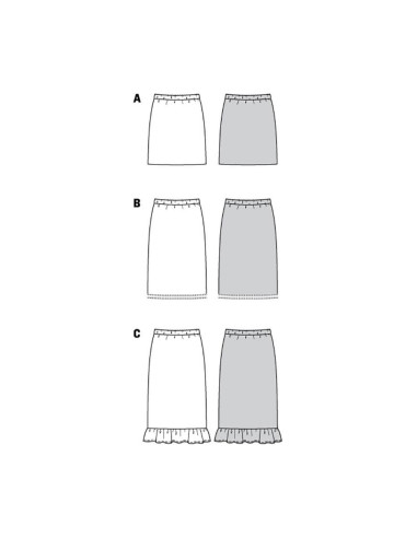 Rokpatroon - Burda 6073