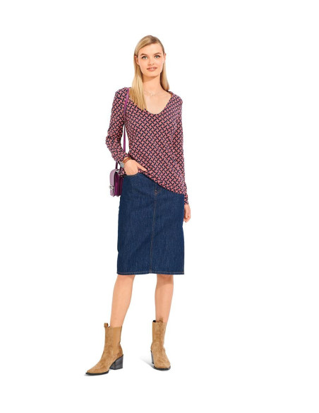T-shirt en jurk patroon - Burda 6075