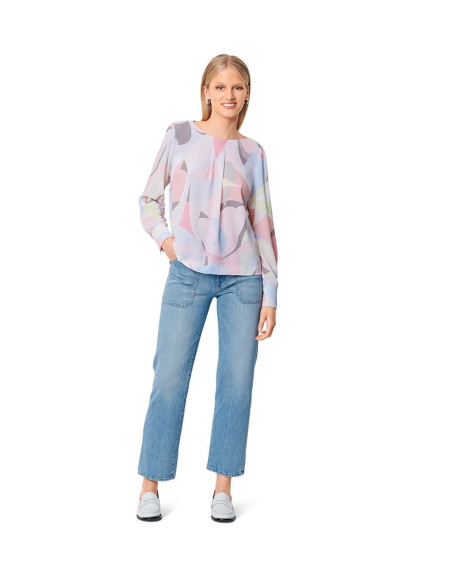 Jurk en blouse patroon - Burda 6077