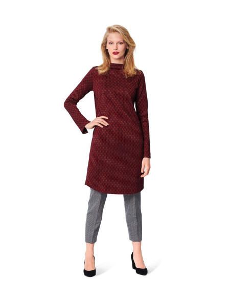 Jurk en T-shirt patroon - Burda 6080