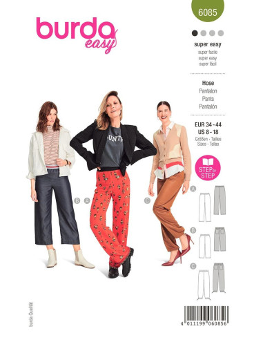 Broekpatroon - Burda 6085