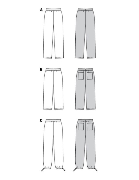 Broekpatroon - Burda 6085