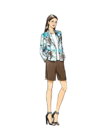 Jas, short en broek patroon - Vogue 9011