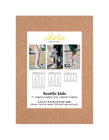 Seattle kids legging of jegging patroon - Ikatee
