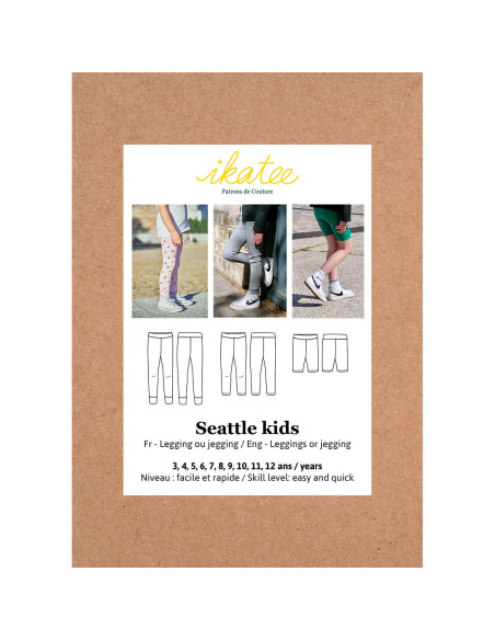 Seattle kids legging of jegging patroon - Ikatee