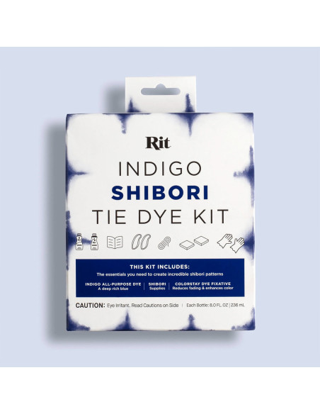 Tie-Dye Indigo Shibori Rit textielverfkit