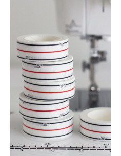 Geleidingstape voor de machine Diagonal Seam Tape - Wit 2