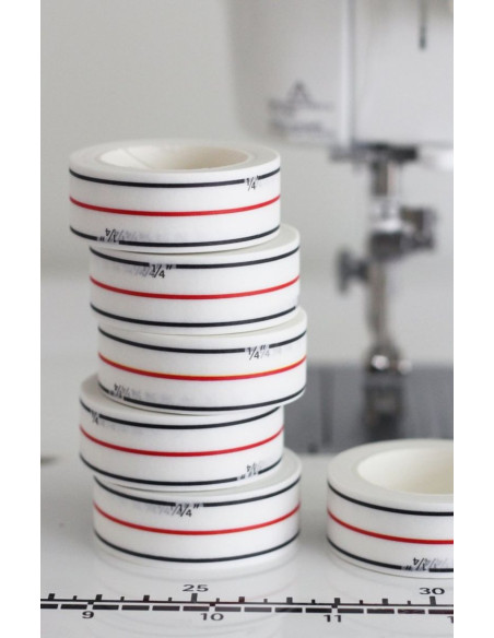 Geleidingstape voor de machine Diagonal Seam Tape - Wit