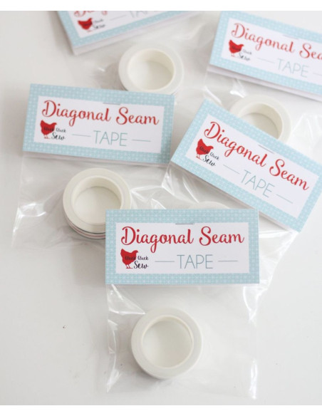 Geleidingstape voor de machine Diagonal Seam Tape - Wit