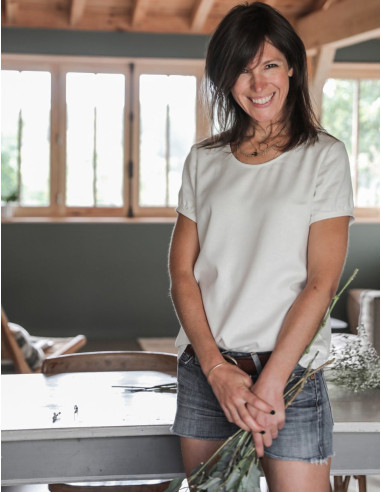 Aimée blouse patroon - Atelier Scämmit