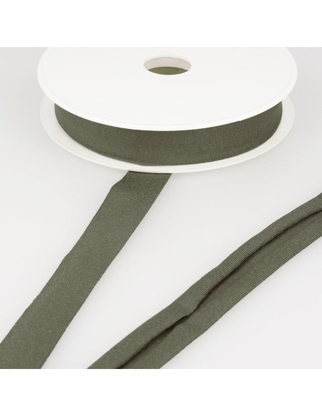 Viscose jersey biais - Donkergroen
