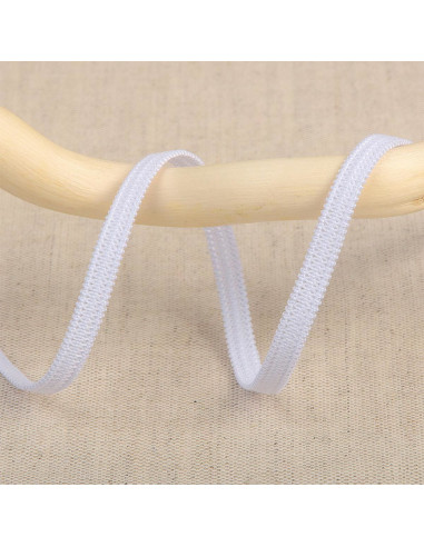 Zachte elastiek 5 mm - Wit