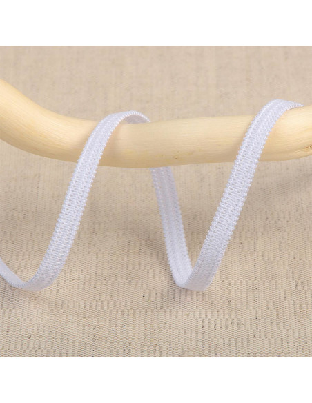 Zachte elastiek 5 mm - Wit