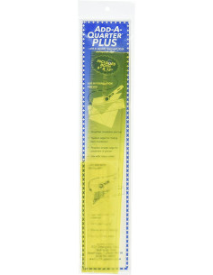 Set van 2 Add-A-Quarter PLUS linialen van 6 en 12 inch 2