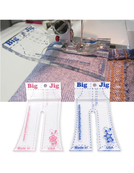 Set van 2 premium acryl wiggen The Big Jig