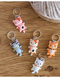 Set van 5 stekenmarkeerders - Kleine katten 2