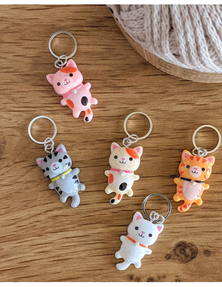 Set van 5 stekenmarkeerders - Kleine katten