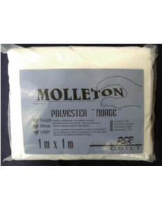 Polyester fleece Wolk - 100 x 100 cm