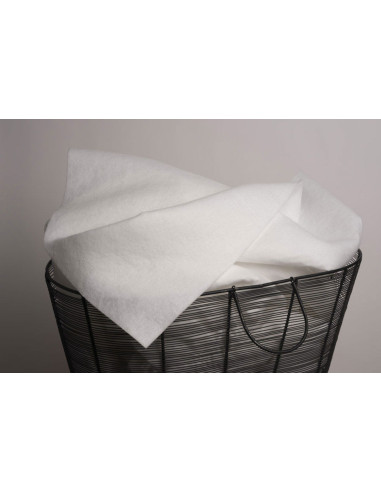 Polyester fleece Wolk - 100 x 100 cm