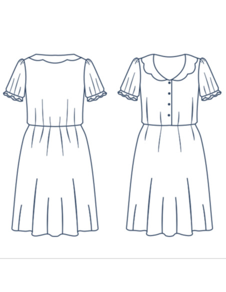 Jurkpatroon - Komeet - Lise Tailor