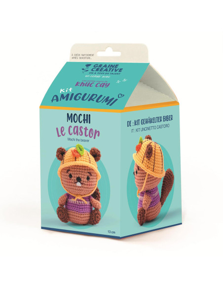 Haakpakket amigurumi - Mochi de bever