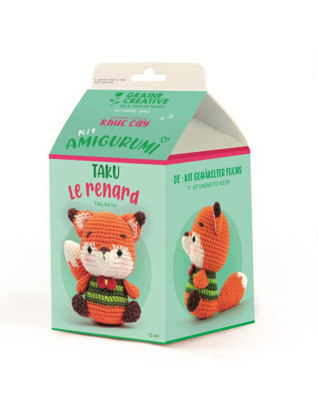 Haakpakket amigurumi - Taku de vos