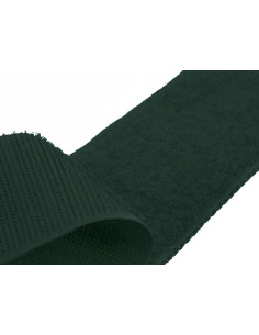 Zelfklevende klittenband om te naaien, flesgroen, 20 mm breed per meter