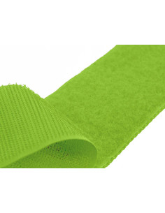 Groen anijs klittenband om te naaien, 20 mm breed per meter