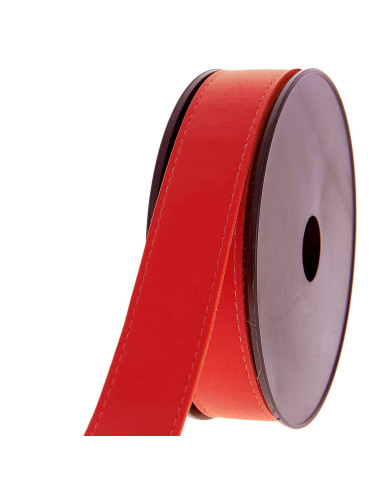 Imitatieleren riem - Rood
