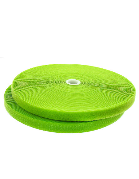 Zelfklevende klittenband om te naaien, anijsgroen, 20 mm breed, rol van 25 meter.
