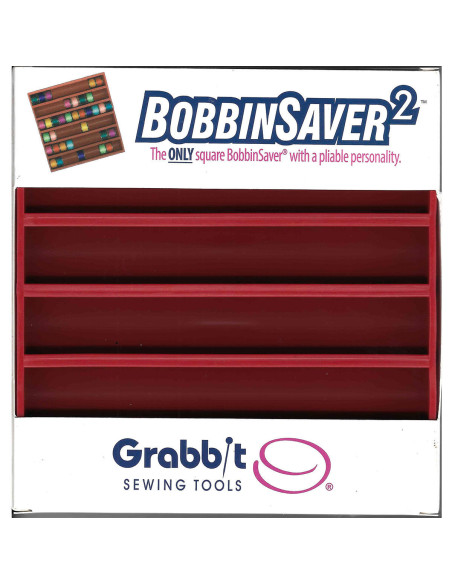 Vierkant voor het opbergen van spoelen Bobbin Saver 2