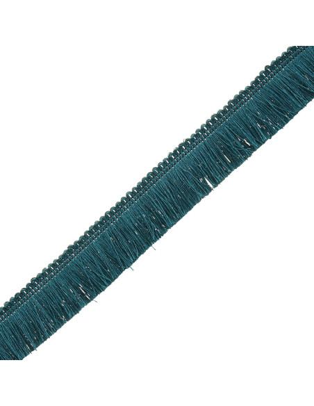 Deluxe franje 30 mm - Petrolblauw