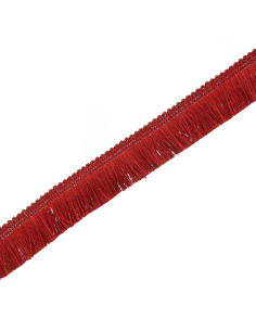 Deluxe franje 30 mm - Rood