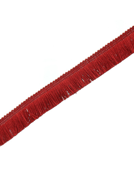 Deluxe franje 30 mm - Rood