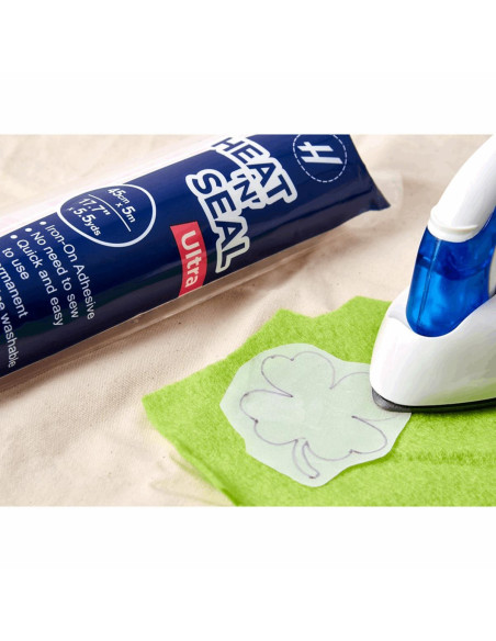 Thermisch klevend papier voor applicatie, quilten en naaien 45 cm x 5 cm - Ultra