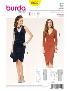 Jurkpatroon - Burda 6829