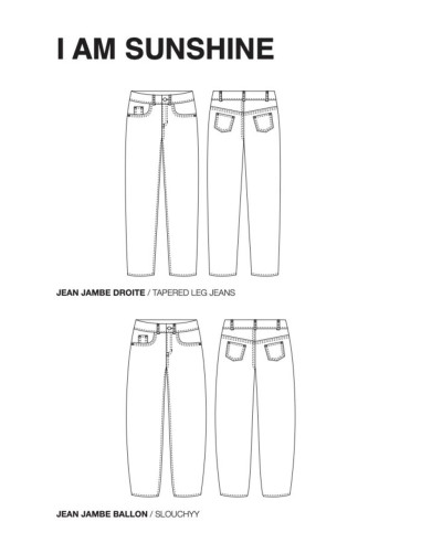 Sunshine jeans patroon - I am patterns