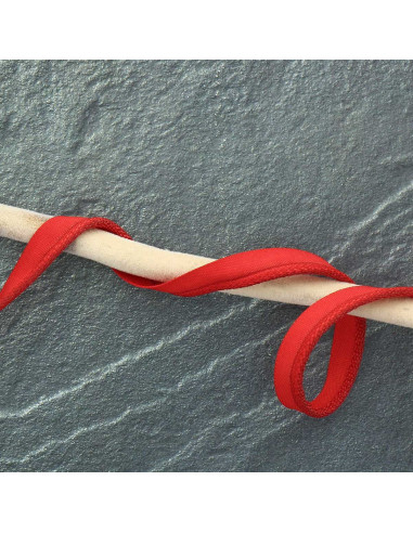 Polyester paspel - Rood